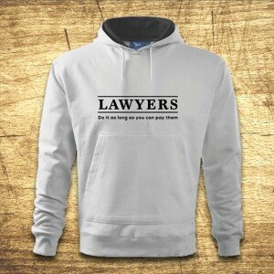Mikina s kapucňou s motívom Lawyers