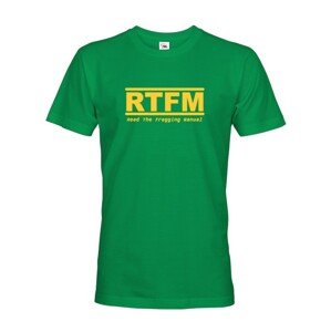Pánské tričko s motívom RTFM