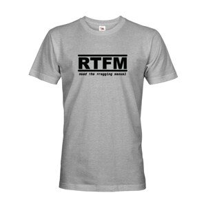Pánské tričko s motívom RTFM